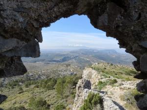 Vue depuis le château d'Opoul